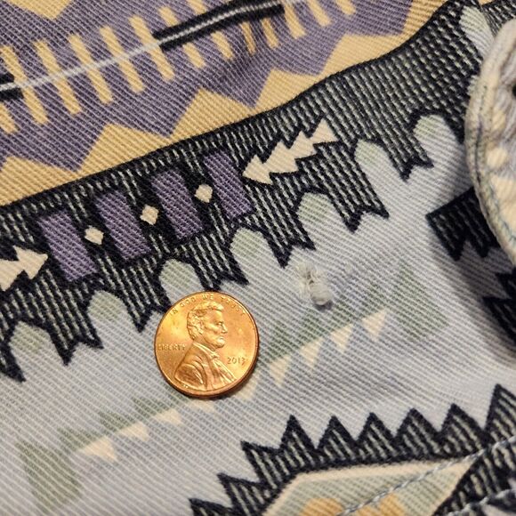 Woolrich Utility Jacket in Gray and Cream Pattern - Picture 4 of 16